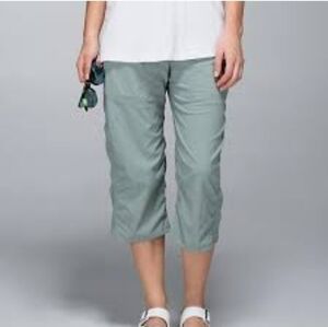NWT Lululemon Dance studio crop,pants,Earl grey‎